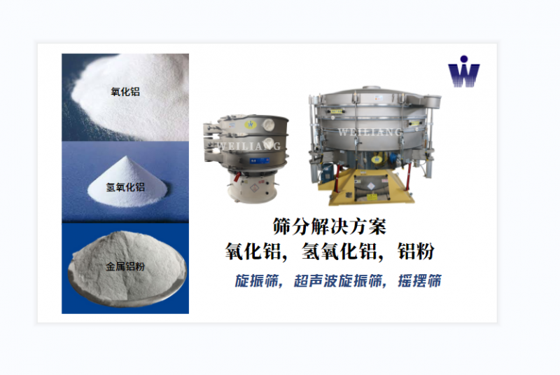 氧化鋁、氫氧化鋁、金屬鋁粉篩分案例